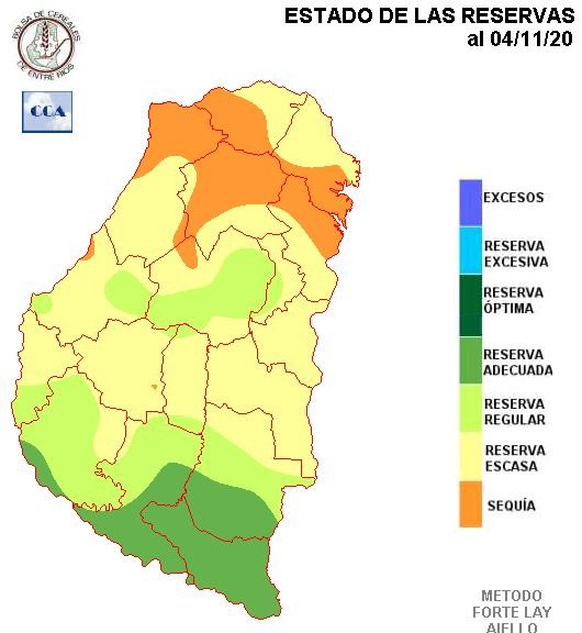 Mapa de precipitaciones