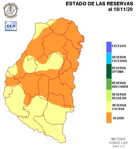 Mapa de reservas