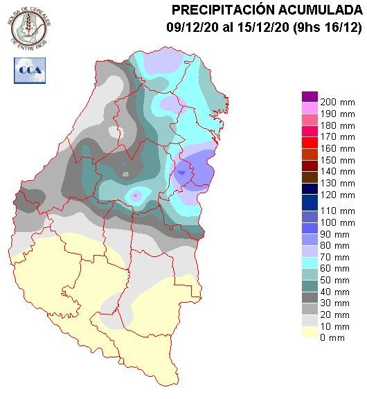 Mapa de precipitaciones