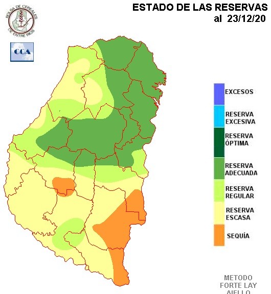 Mapa de reservas