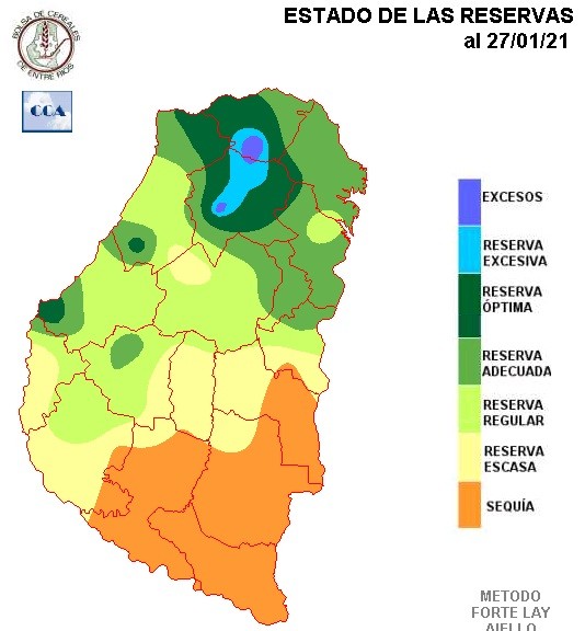 Mapa de reservas