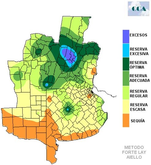 Mapa de precipitaciones