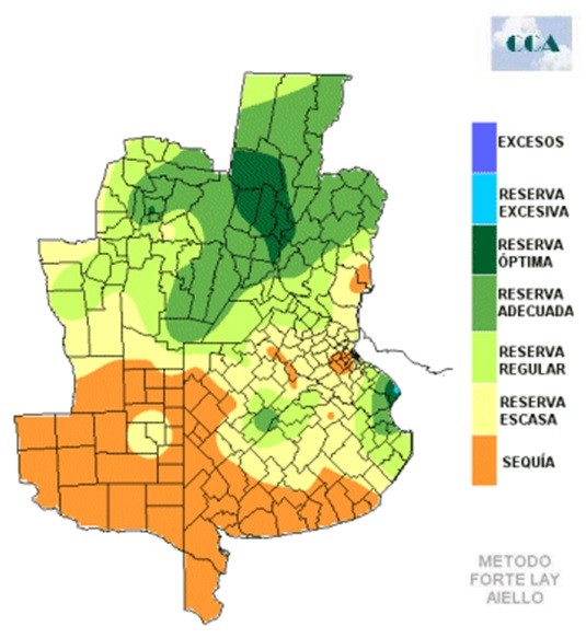 Mapa de precipitaciones