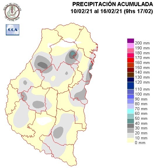 Mapa de precipitaciones