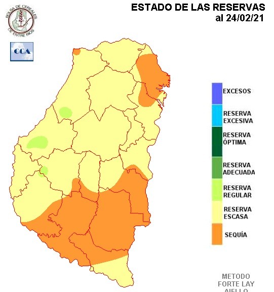 Mapa de reservas