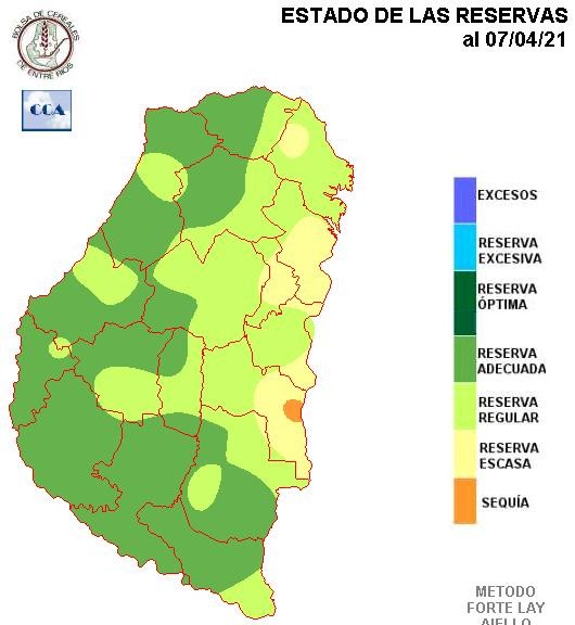 Mapa de reservas