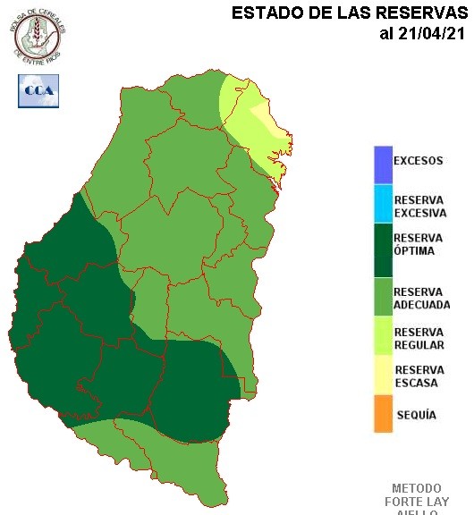 Mapa de precipitaciones