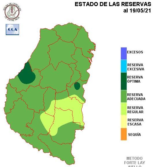 Mapa de precipitaciones