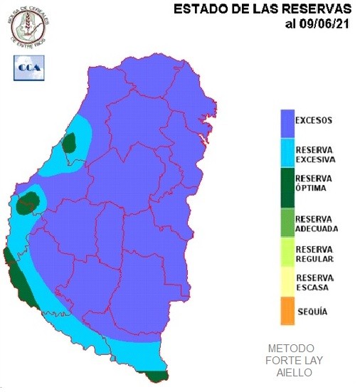 Mapa de reservas