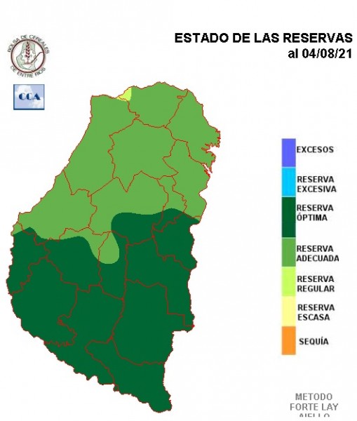 Mapa de reservas