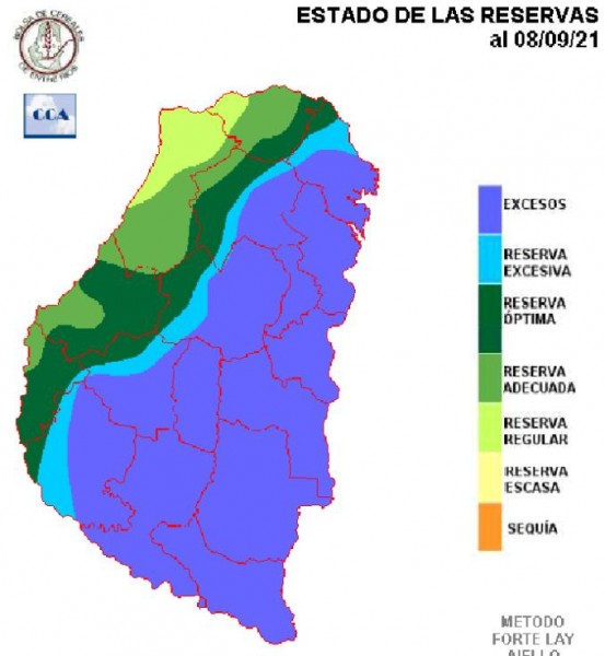 Mapa de reservas