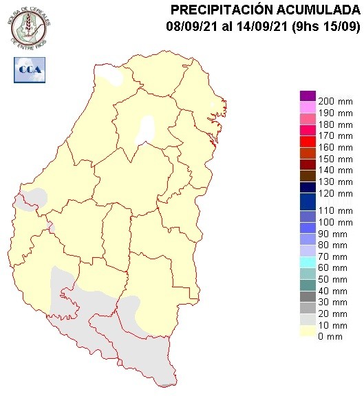 Mapa de precipitaciones