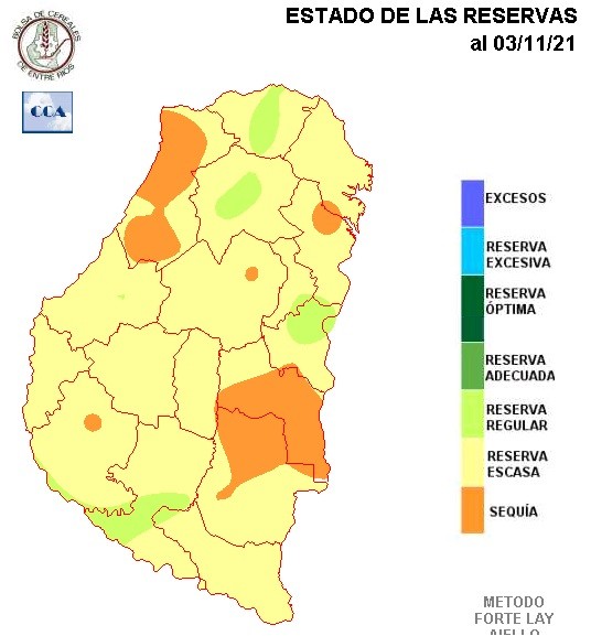 Mapa de reservas