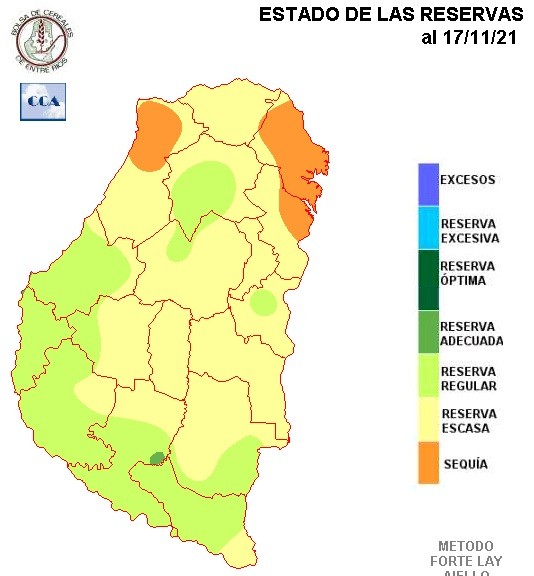 Mapa de reservas