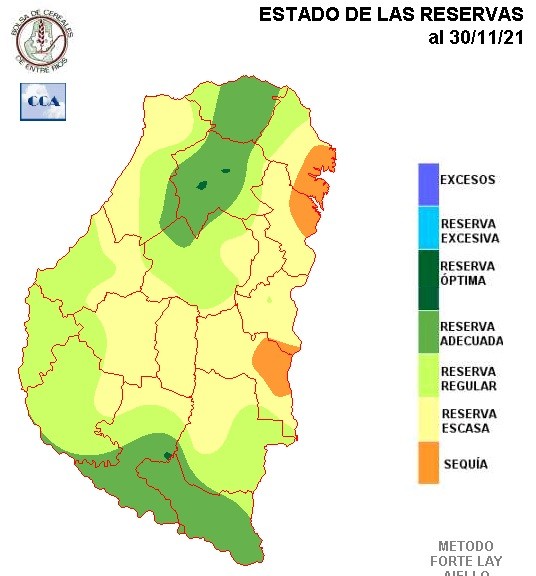 Mapa de reservas