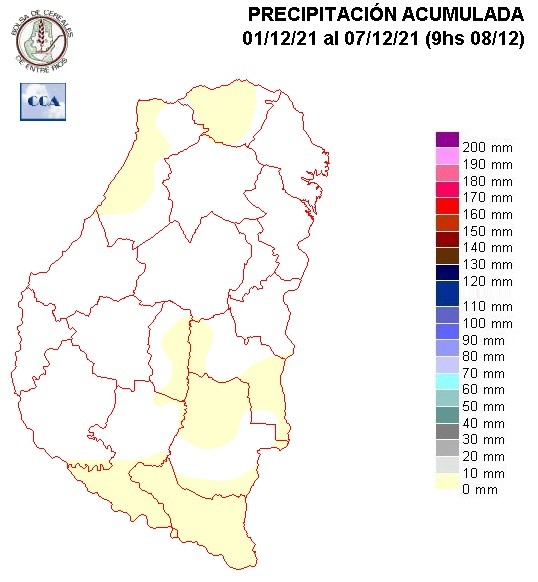 Mapa de precipitaciones