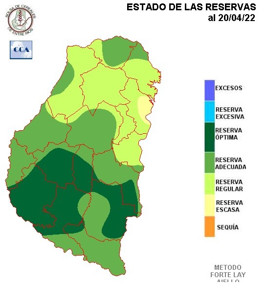 Mapa de precipitaciones