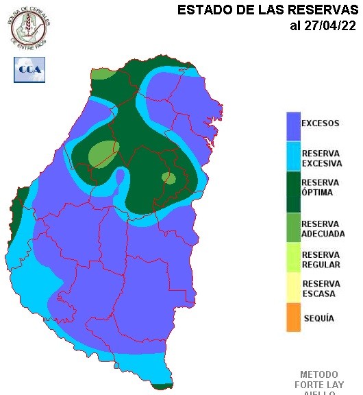 Mapa de reservas