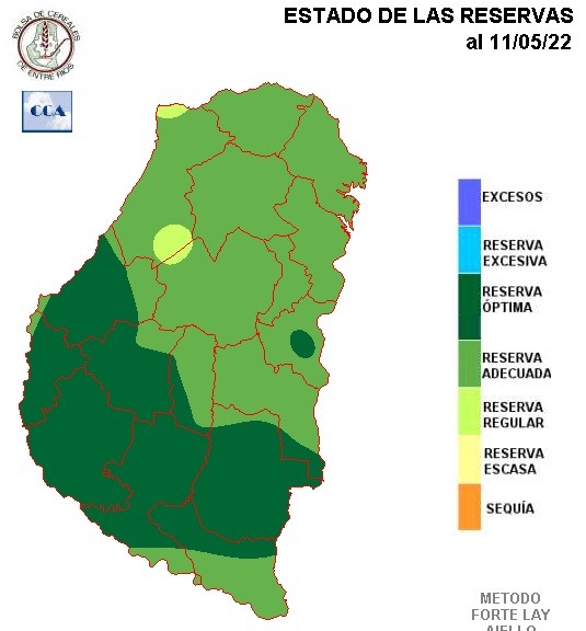 Mapa de reservas