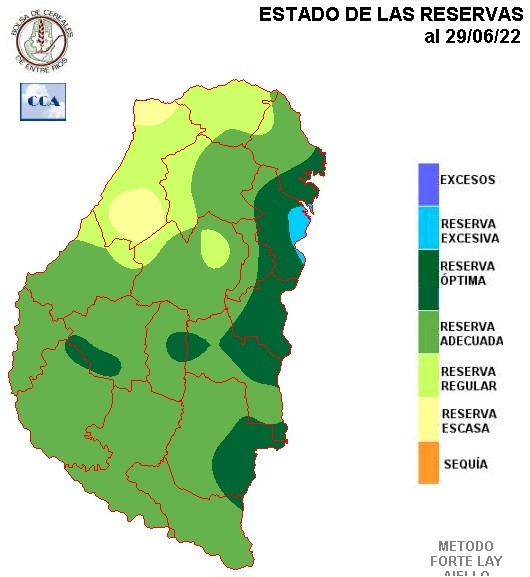 Mapa de reservas