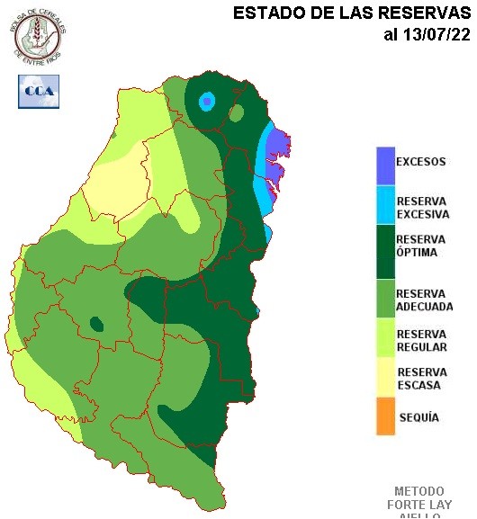 Mapa de reservas