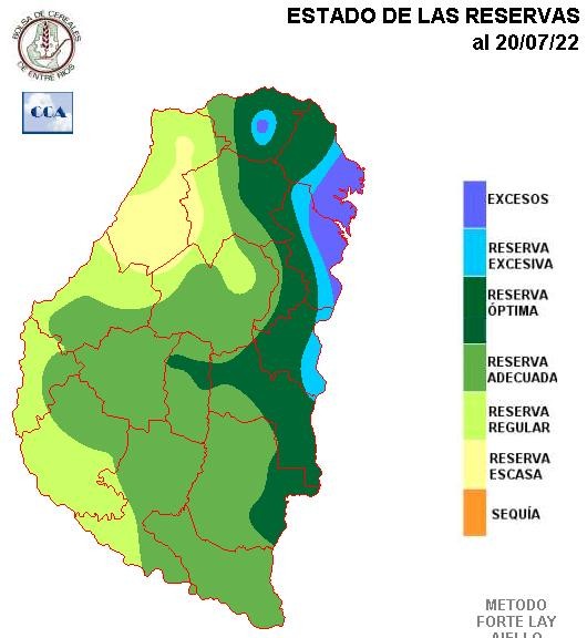 Mapa de reservas