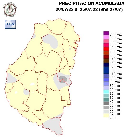 Mapa de precipitaciones