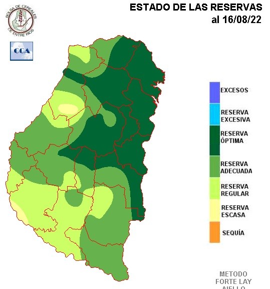 Mapa de precipitaciones