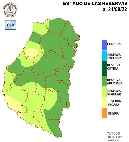 Mapa de precipitaciones