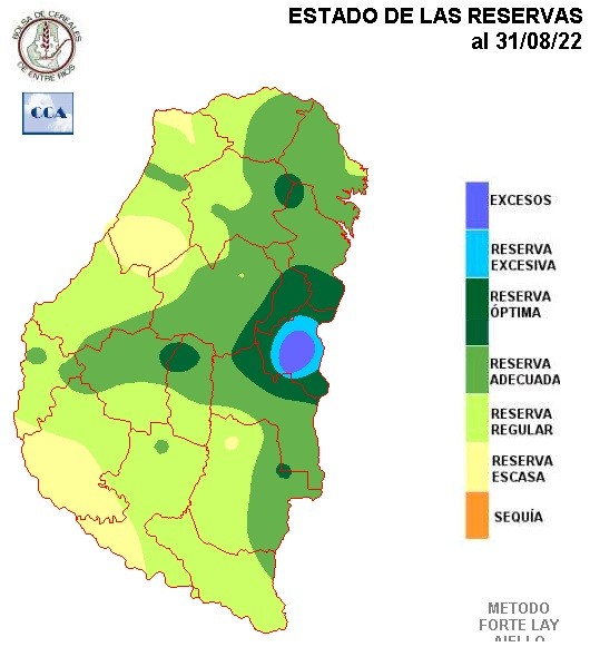 Mapa de reservas