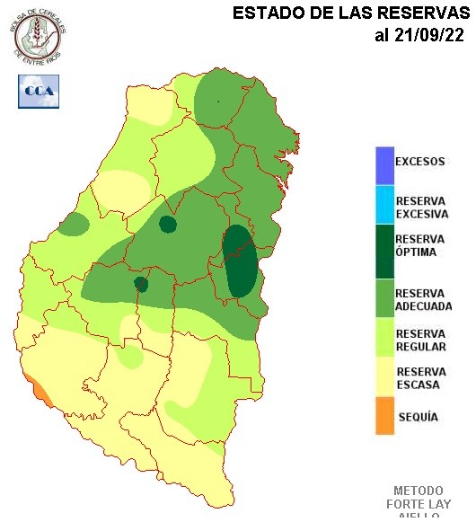 Mapa de reservas