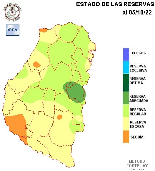 Mapa de precipitaciones