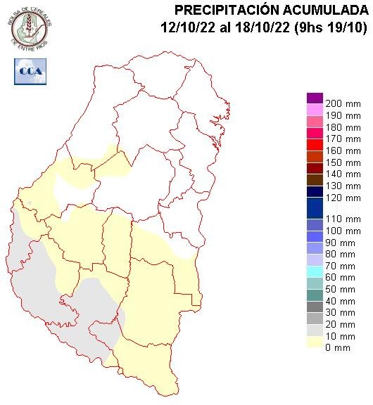 Mapa de precipitaciones