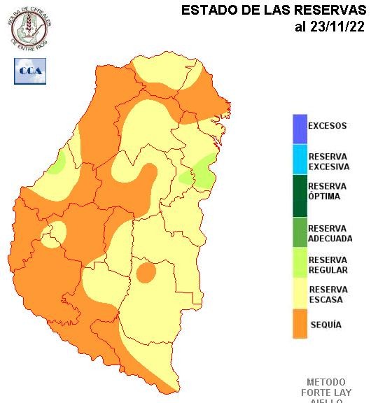 Mapa de reservas