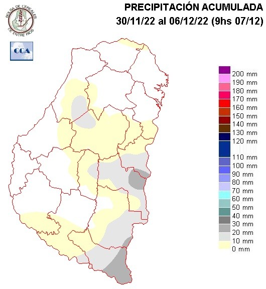 Mapa de precipitaciones