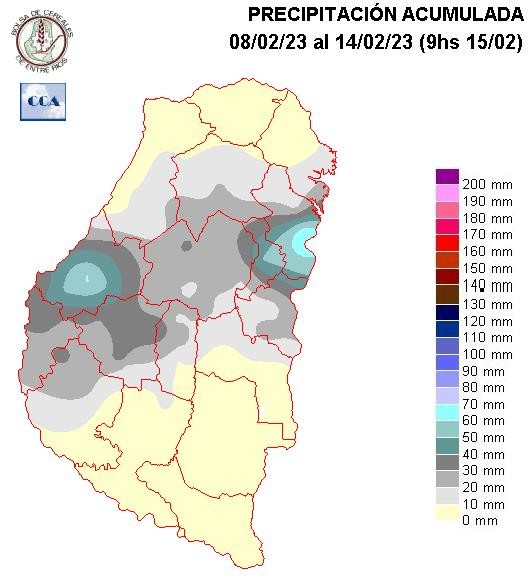 Mapa de precipitaciones