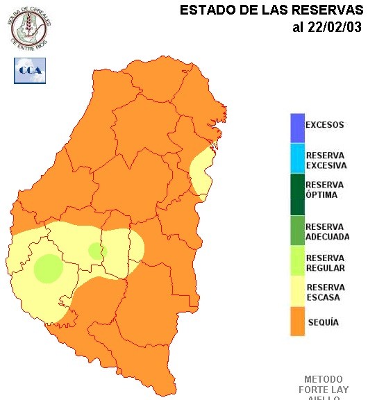 Mapa de reservas