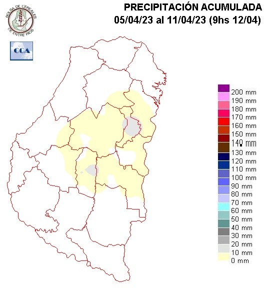 Mapa de precipitaciones