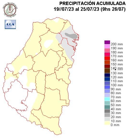 Mapa de precipitaciones