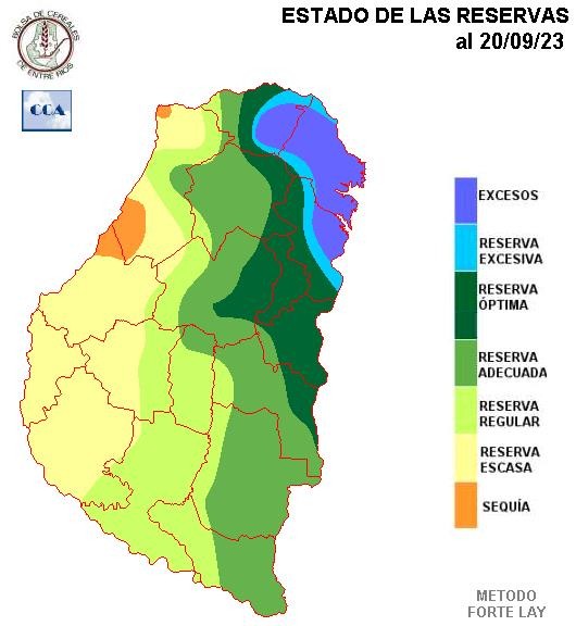 Mapa de reservas