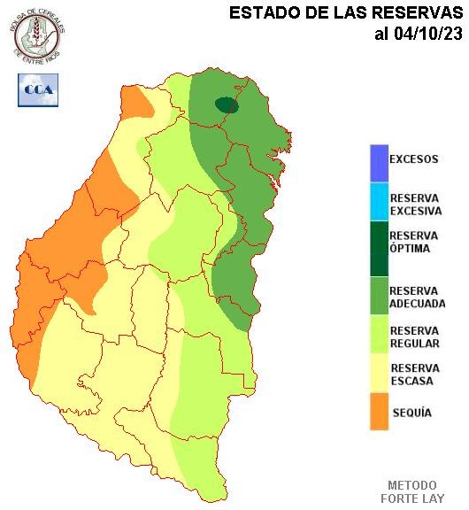 Mapa de reservas