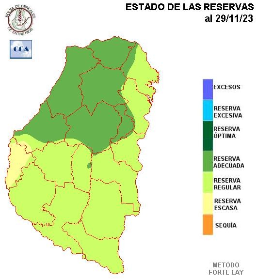 Mapa de precipitaciones