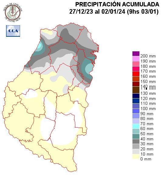 Mapa de precipitaciones