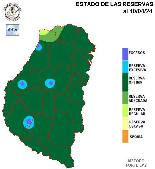 Mapa de reservas