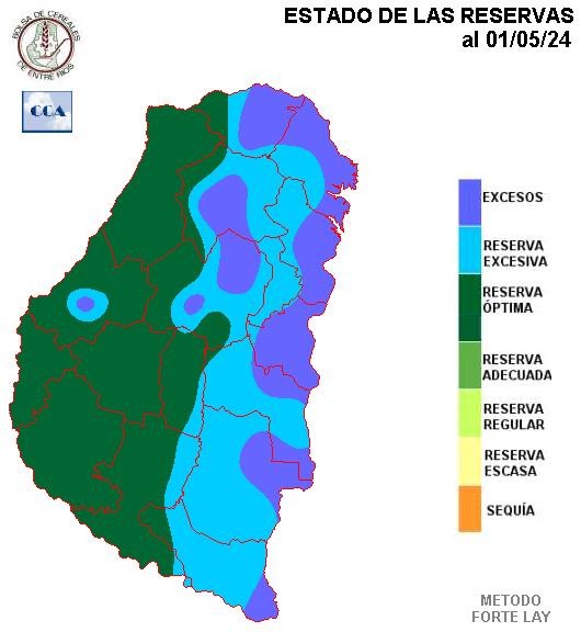 Mapa de reservas