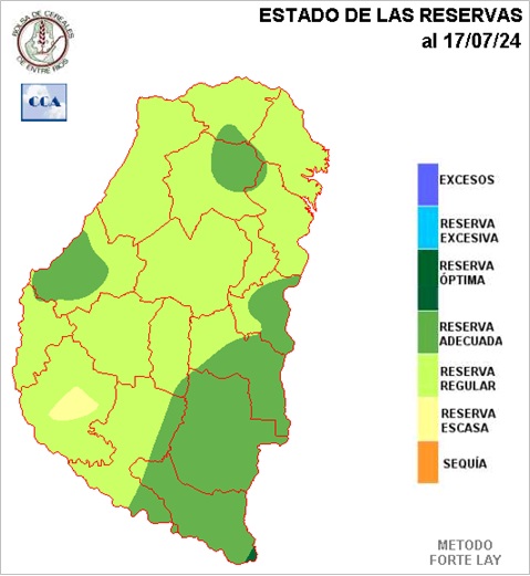 Mapa de reservas