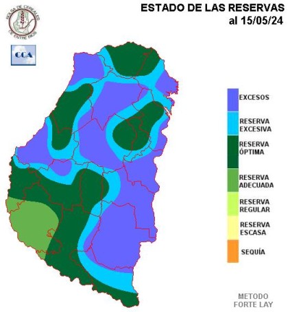 Mapa de reservas