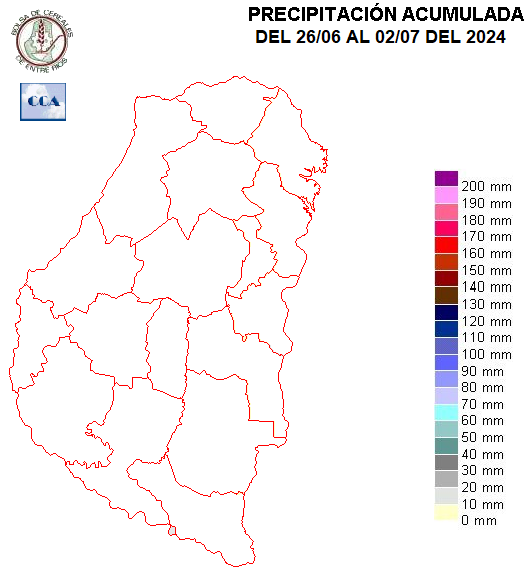 Mapa de precipitaciones