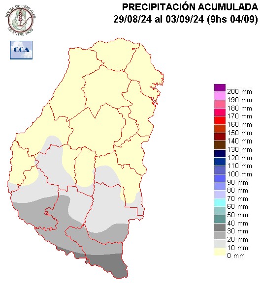 Mapa de precipitaciones