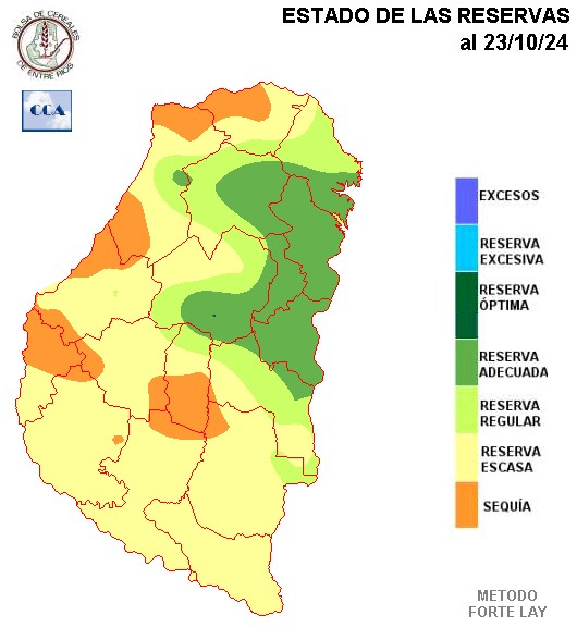 Mapa de reservas